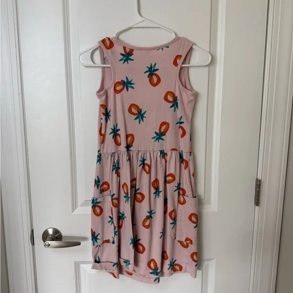 Hanna Andersson Pink Dress with Pineapple Print - Picture 4 of 5